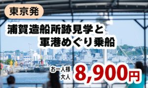 東京発　世界に4か所しか現存しない貴重な造船所跡浦賀ドックをめぐる横須賀満喫ツアー