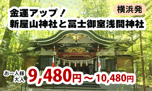 金運アップ！新屋山神社と冨士御室浅間神社～ランチバイキングと富士宮やきそば