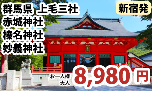 A327-T 上毛三社 ～赤城神社・榛名神社・妙義神社～